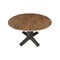 International Concepts 42 in. Solid Wood Round Dual Drop Leaf Dining Pedestal Table - 30.3 in.High in Hickory/Washed Coal K45-42DPT-23B - alternate 8